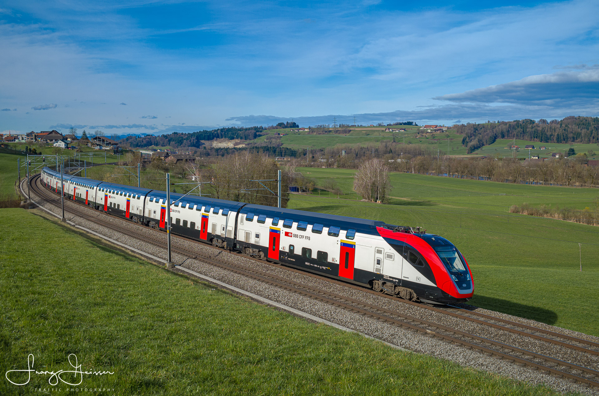 Ein TWINDEX unterwegs von Luzern nach Zürich
